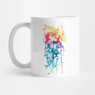 rose watercolor flover Mug